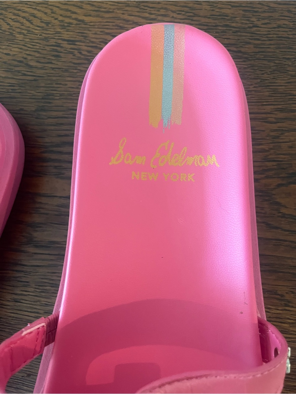 Pink Sam Edelman Slide Sandals - Picture 3 of 7